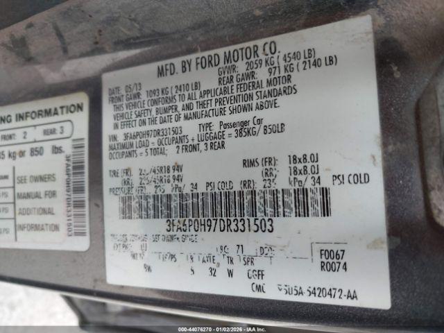 Ford Fusion Se Image 6