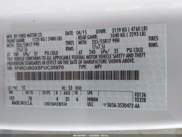 Ford Escape Se Image 4