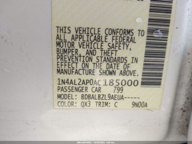 Nissan Altima 2.5 S Image 2