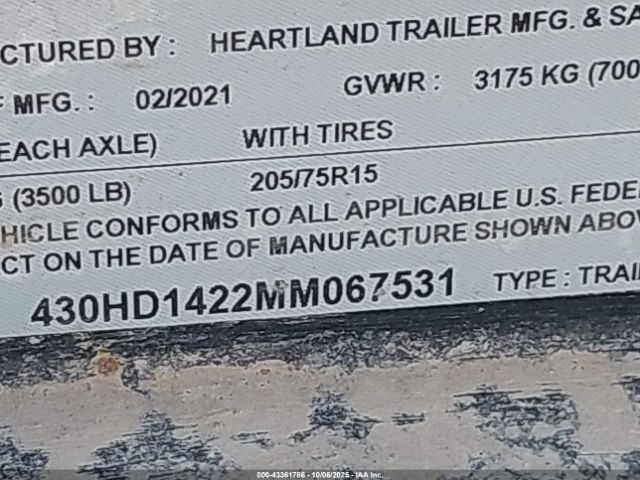 Heartland Tandem Axle Utility Image 10