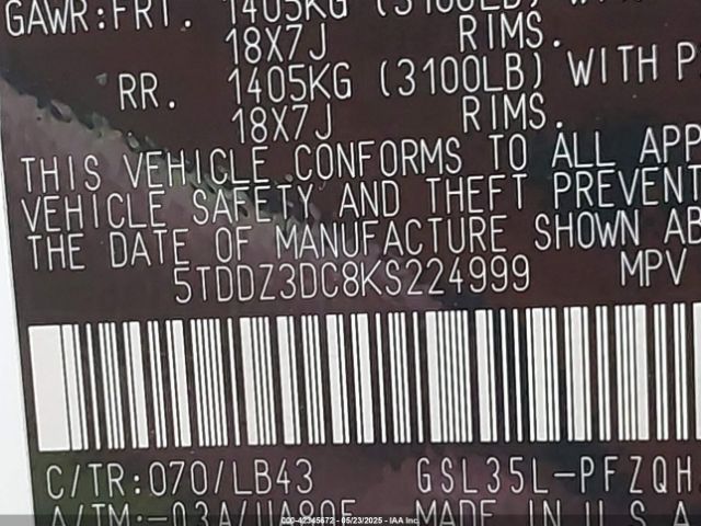 Toyota Sienna Image 6