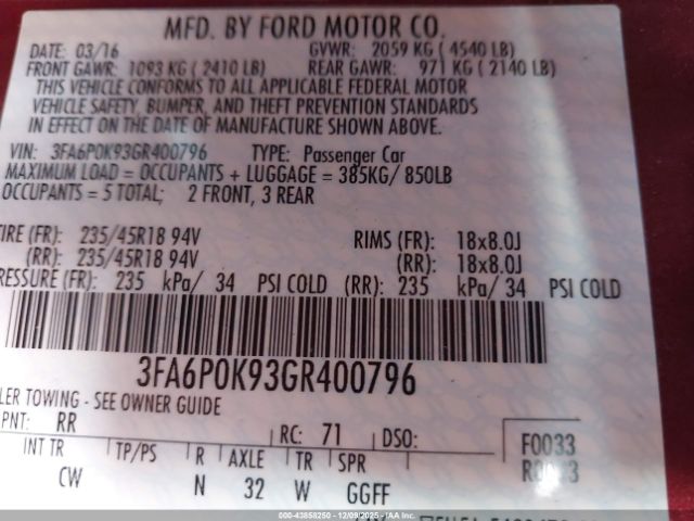 Ford Fusion Titanium Image 15