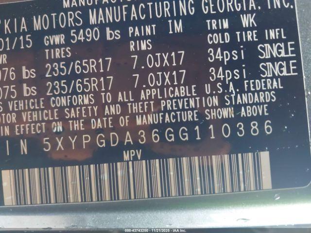 Kia Sorento 2.4l Lx Image 11