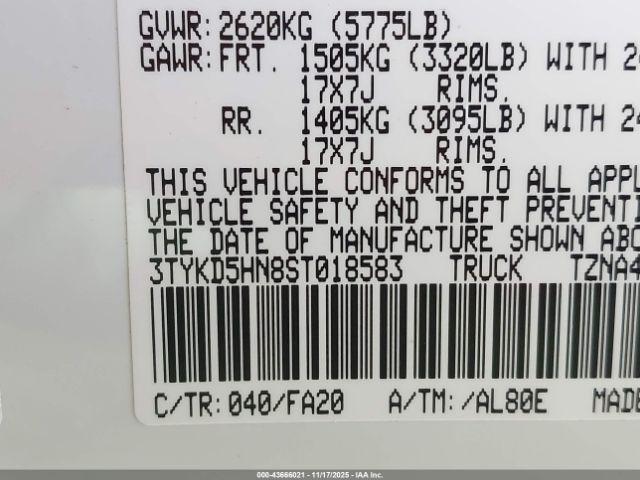 Toyota Tacoma Sr Image 8