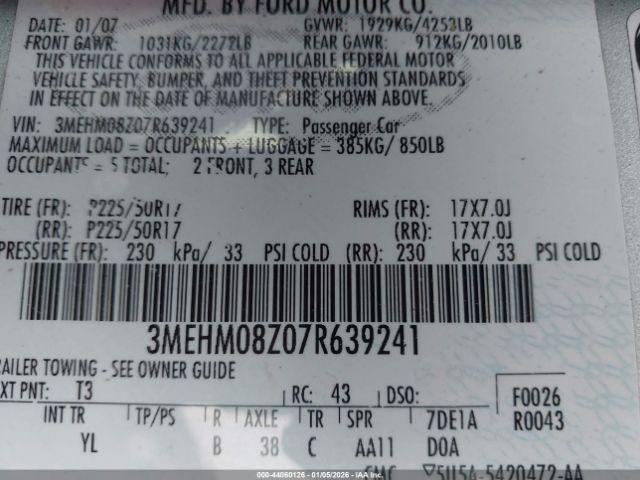 Mercury Milan I4 Premier Image 7