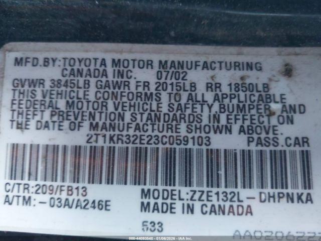 Toyota Matrix Xr Image 5