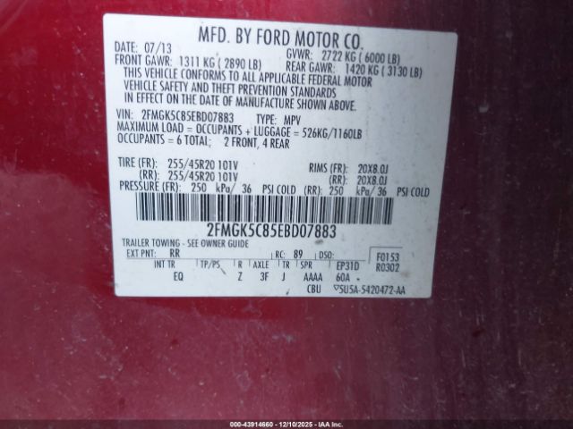 Ford Flex Sel Image 2