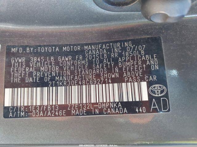 Toyota Matrix Xr Image 10