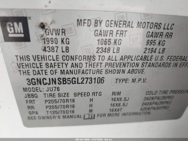 Chevrolet Trax 1ls Image 6