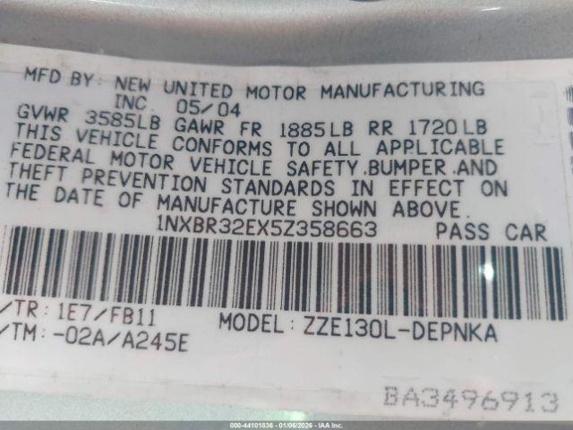 Toyota Corolla Le Image 2