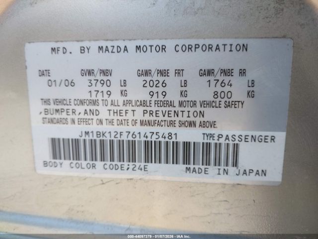 Mazda Mazda3 I Image 8