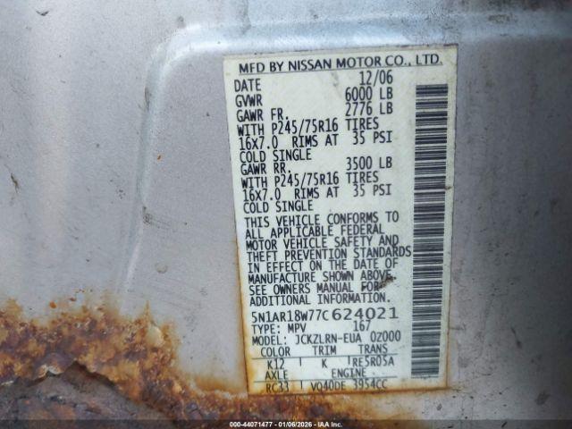 Nissan Pathfinder S Image 3