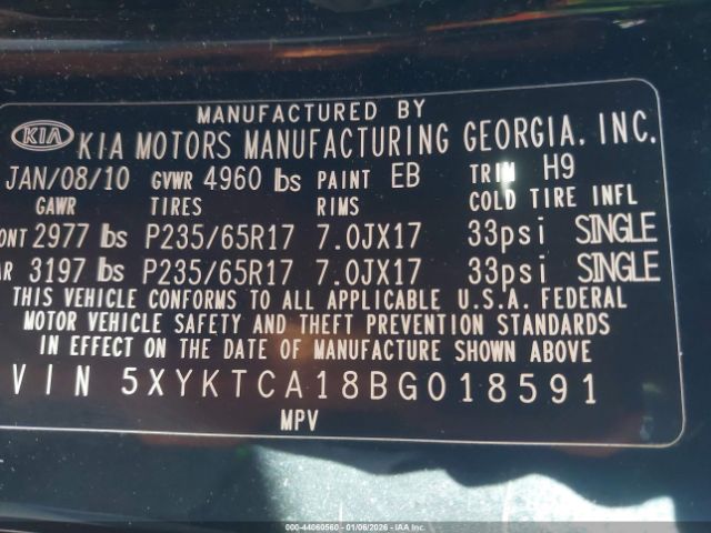 Kia Sorento Lx Image 3