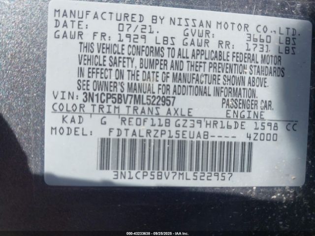 Nissan Kicks S Xtronic Cvt Image 14