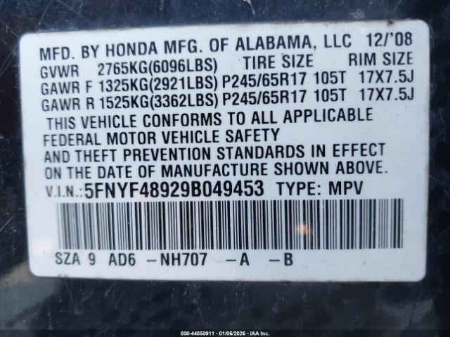 Honda Pilot Touring Image 8